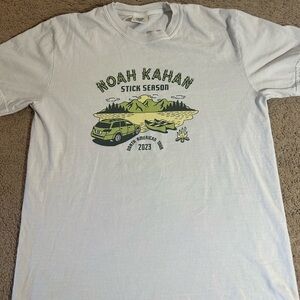 Noah Kahan Stick Season 2023 Tour Shirt Size L Double Sided Comfort Colors